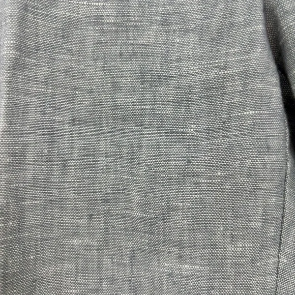 Banana Republic 100% Linen Grey Martin Trouser Pants Size 0P - Picture 6 of 11